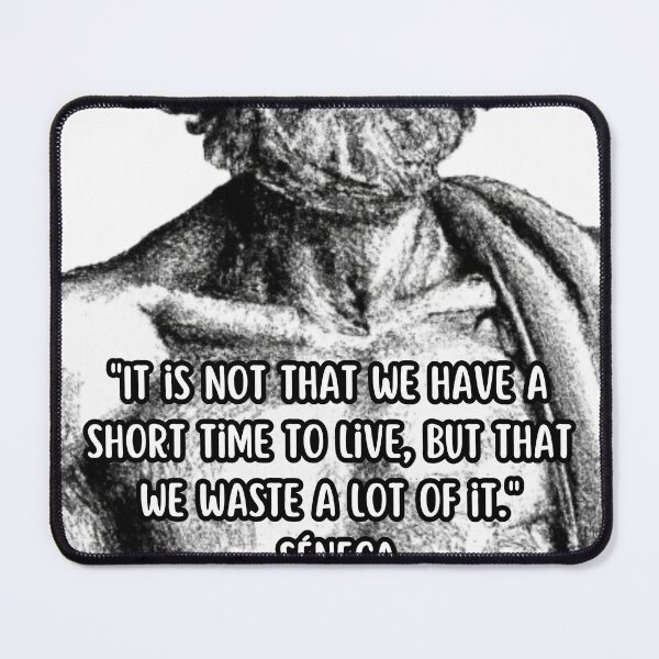 Item preview, Portrait of Seneca with inspiring quote for T-shirts and mugs designed and sold by CachoGlorious.