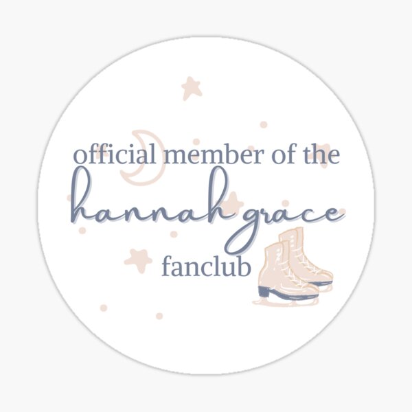 Hannah Grace Stickers for Sale