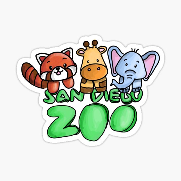 Vista previa del artículo con la obra «Animales bebés del Zoológico de San Diego», diseñado y vendido por Kelsey Yin.