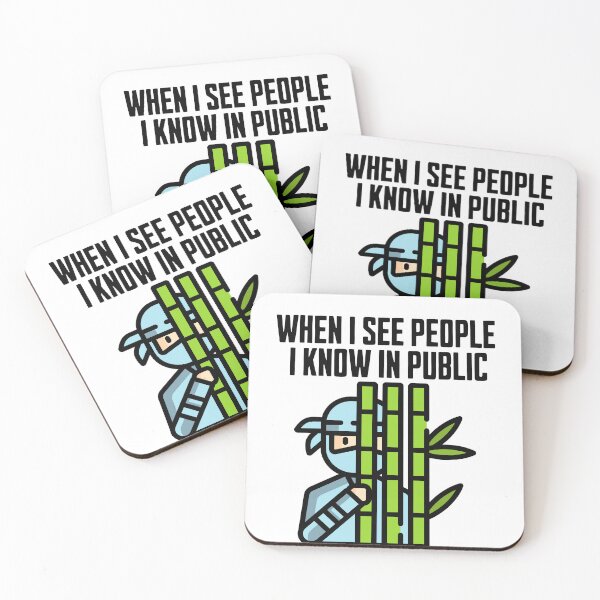 Item preview, When I See People I Know in Public designed and sold by Kiwikho.