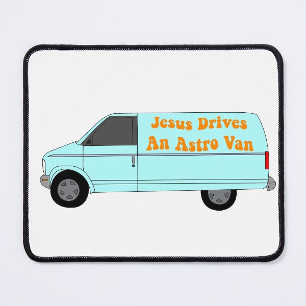 Item preview, Jesus Drives an Astrovan designed and sold by SocksAndBiscuit.