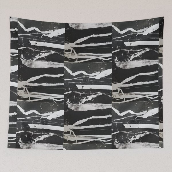 Item preview, Mono Print Line Texture designed and sold by MEWS.