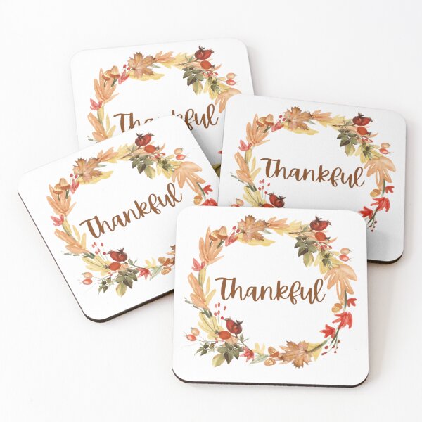 Item preview, Beautiful Thankful design for Thanksgiving designed and sold by PrettyGirl Gallery.