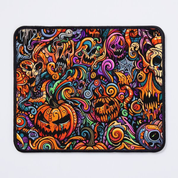 Item preview, Diseño espeluznante de garabatos de Halloween designed and sold by SeaTurttle.