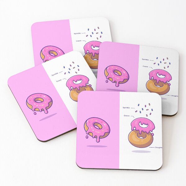 Item preview, Donut with Ingredients Cartoon Vector Icon designed and sold by hjian8219.