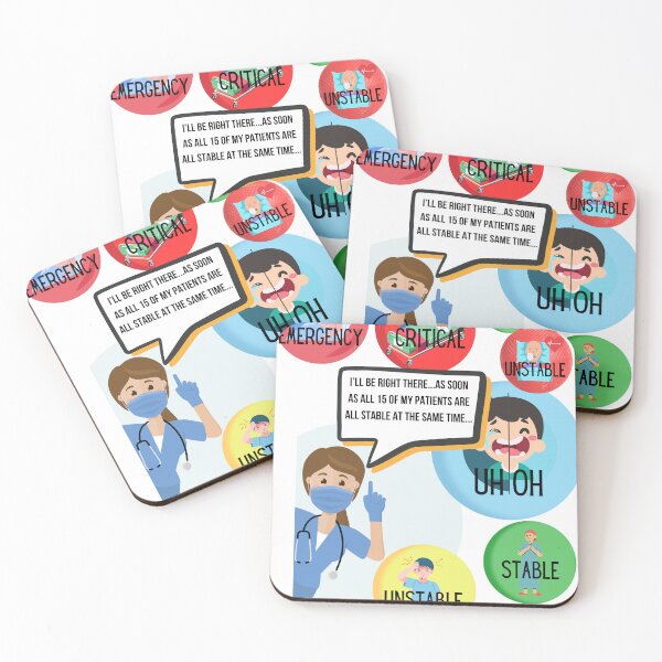 Item preview, Nurses : I'll be right there! designed and sold by Toph Moses.