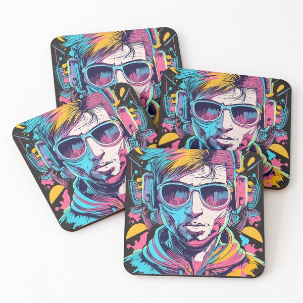 Item preview,  A young guy digital art vibrant colors youthful look designed and sold by TeeTokDesign.
