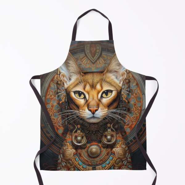 Item preview, Abyssinian Cat Portrait 02 designed and sold by Elisabeth Lucas.
