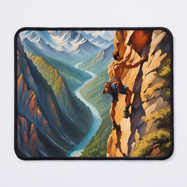 Item preview, Free solo climber designed and sold by AJSRPrints.