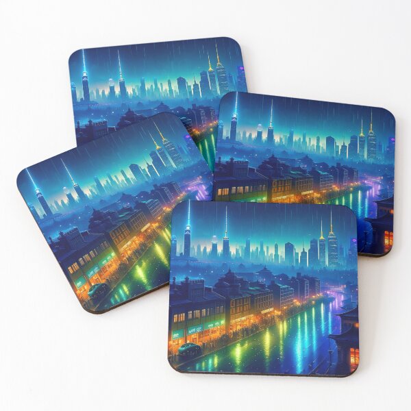 Item preview, Rainy Night in the City designed and sold by Kiwikho.