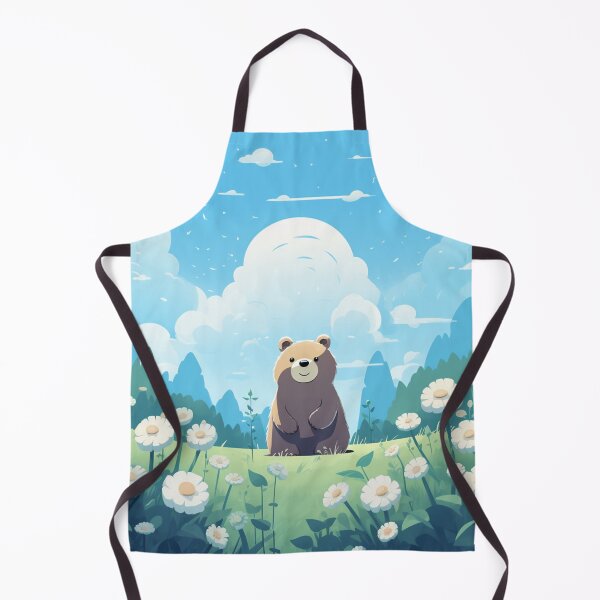Item preview, Bear nature, vector, flower, landscape - scenery designed and sold by Nanthikan.