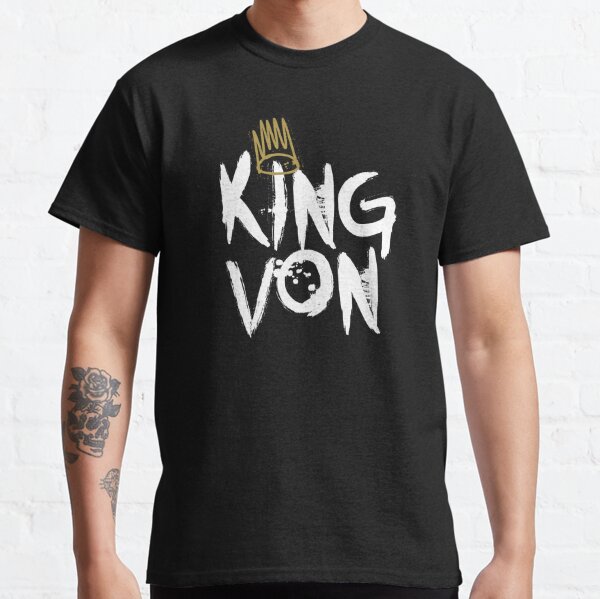 Official King Von Merch Stick To The Code Polo G Black T-Shirt RIP