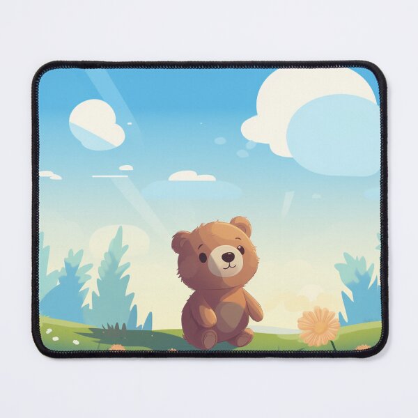 Item preview, Bear nature, vector, flower, landscape - scenery designed and sold by Nanthikan.