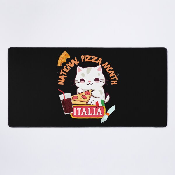 Item preview, National Pizza Month Cute Cat Colorful Design designed and sold by EarthArtDesigns.