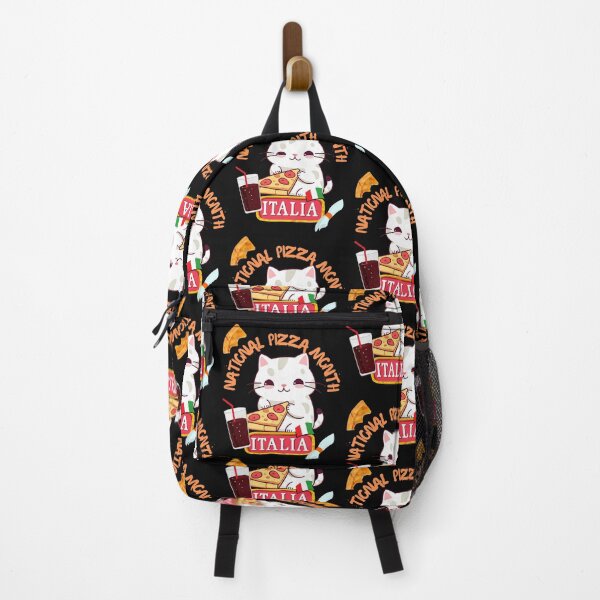 Item preview, National Pizza Month Cute Cat Colorful Design designed and sold by EarthArtDesigns.