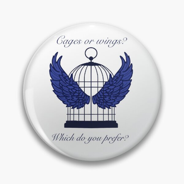 Item preview, Wings in a bird cage designed and sold by Audrey Beatrice.