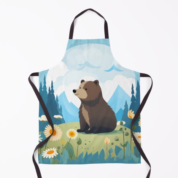 Item preview, Bear nature, vector, flower, landscape - scenery designed and sold by Nanthikan.