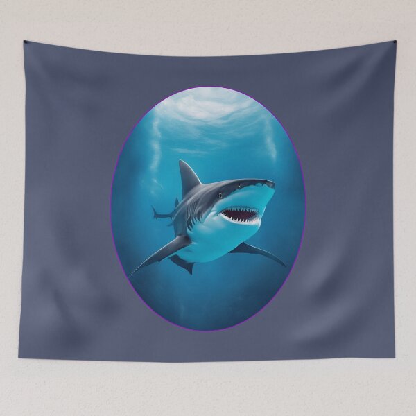 Item preview, Shark in hunting position designed and sold by Mahilis.