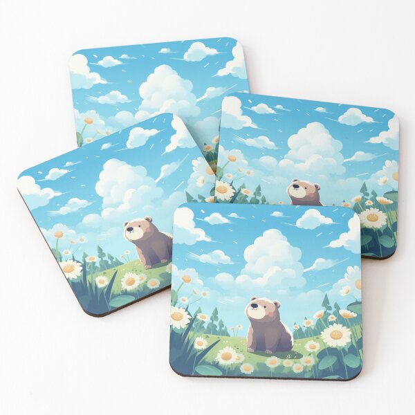 Item preview, Bear nature, vector, flower, landscape - scenery designed and sold by Nanthikan.