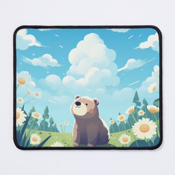 Item preview, Bear nature, vector, flower, landscape - scenery designed and sold by Nanthikan.