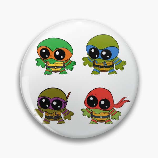 Item preview, Mutant Mayhem Big Eyed Turtles designed and sold by Morgan Drea.