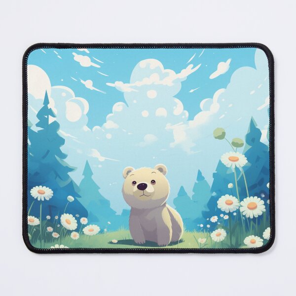 Item preview, Bear nature, vector, flower, landscape - scenery designed and sold by Nanthikan.