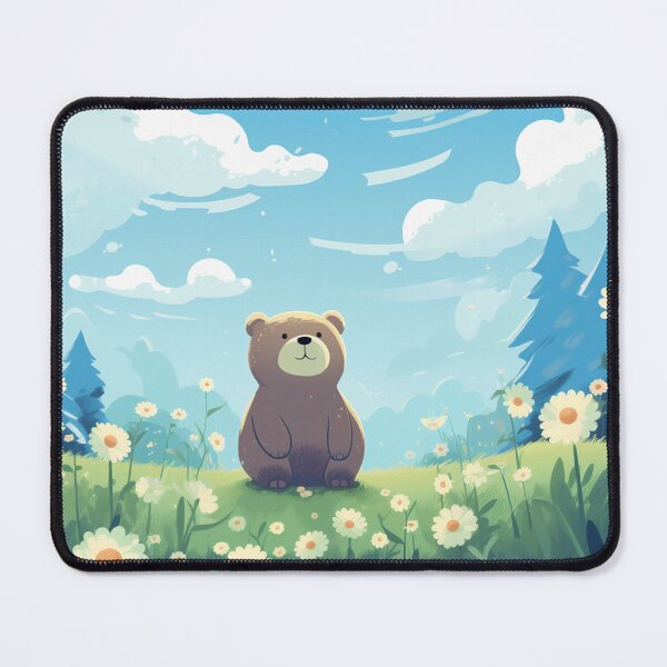 Item preview, Bear nature, vector, flower, landscape - scenery designed and sold by Nanthikan.