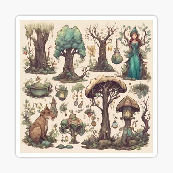 Item preview, forest designs designed and sold by TFrequencyStore.