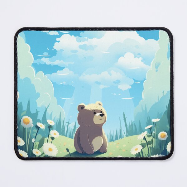 Item preview, Bear nature, vector, flower, landscape - scenery designed and sold by Nanthikan.