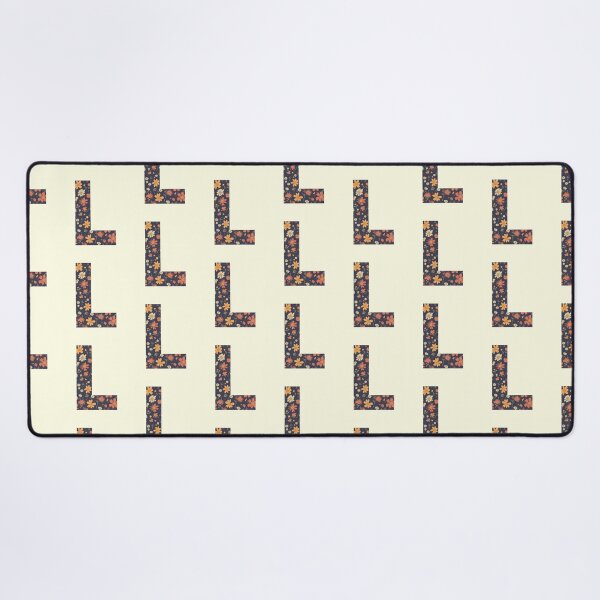 Item preview,  A vintage flower pattern filling the letter L designed and sold by studio468.
