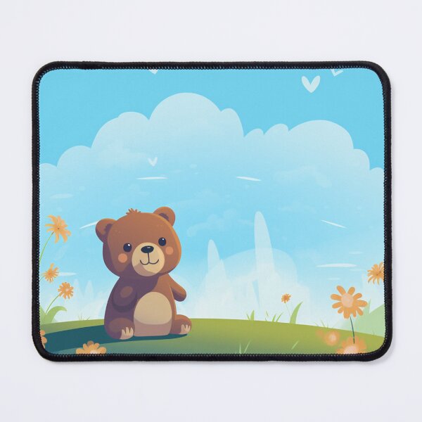 Item preview, Bear nature, vector, flower, landscape - scenery designed and sold by Nanthikan.