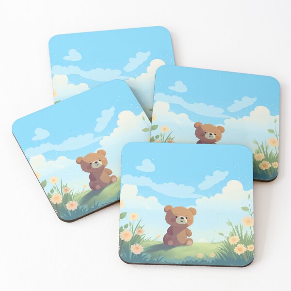 Item preview,  Bear nature, vector, flower, landscape - scenery designed and sold by Nanthikan.