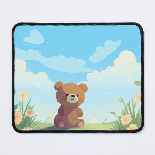 Item preview,  Bear nature, vector, flower, landscape - scenery designed and sold by Nanthikan.