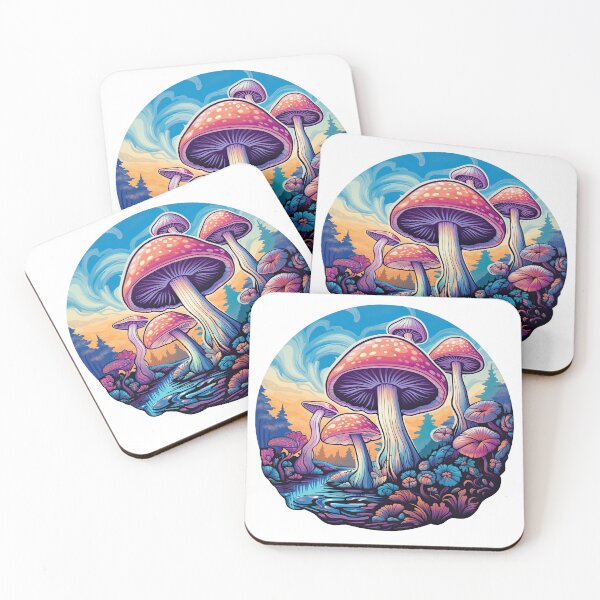 Item preview, Fairy Mushroom Vibrant Vector Style 4 designed and sold by eyestetix.