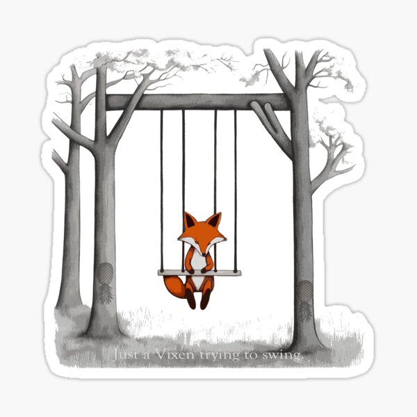 Item preview, Just a vixen trying to swing  designed and sold by Vixen-Games.