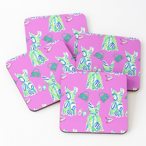 Item preview, Preppy dresses, shoes and bags on hot pink  designed and sold by SophieClimaArt.