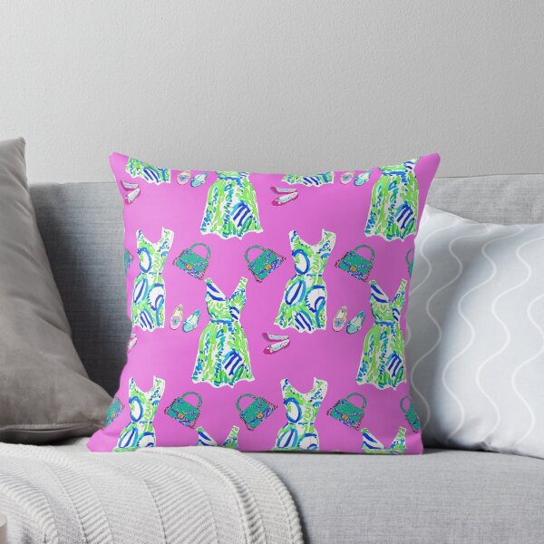 Item preview, Preppy dresses, shoes and bags on hot pink  designed and sold by SophieClimaArt.
