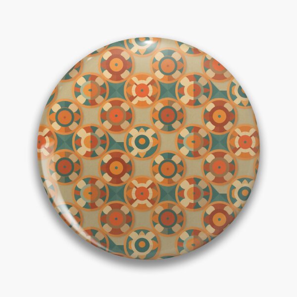 Item preview, Retro patterned multiple circle design designed and sold by fc2c.