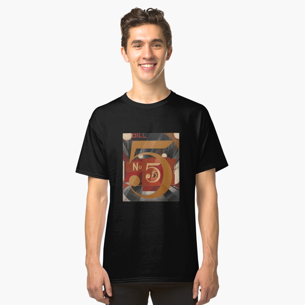 I Saw the Figure 5 in Gold - Demuth Classic T-Shirt