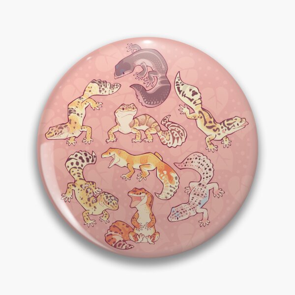 Item preview, Chub Geckos Redux in Salmon Pink designed and sold by Colordrilos.