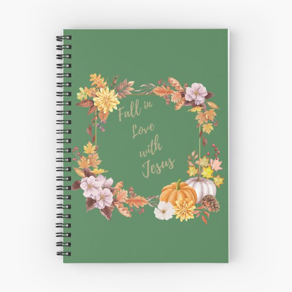 Item preview, Fall inspired Christian encouragement with fall pumpkins, fall flowers and fall leaves  designed and sold by DreamElement.