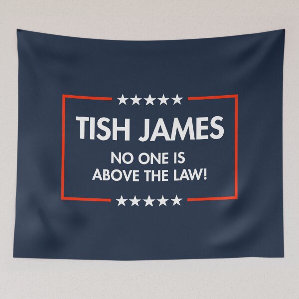 Item preview, Tish James - No One is Above the Law (blue) designed and sold by Thelittlelord.