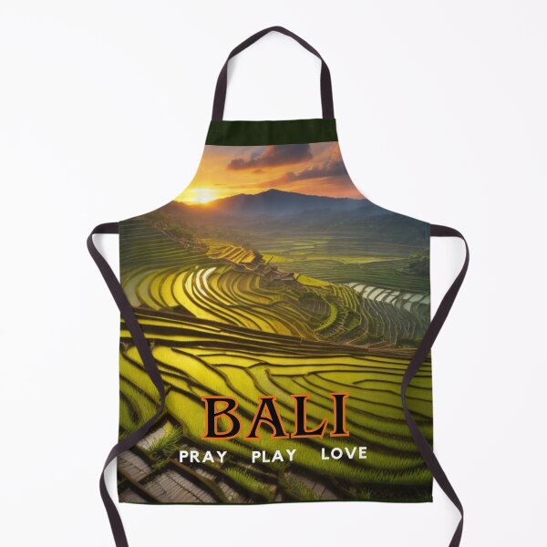 Item preview, Bali rice fields sunset designed and sold by Paleo5135.
