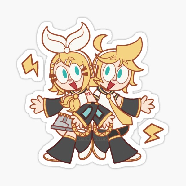 Miku (and Rin and Len) stickers – proserpiiart