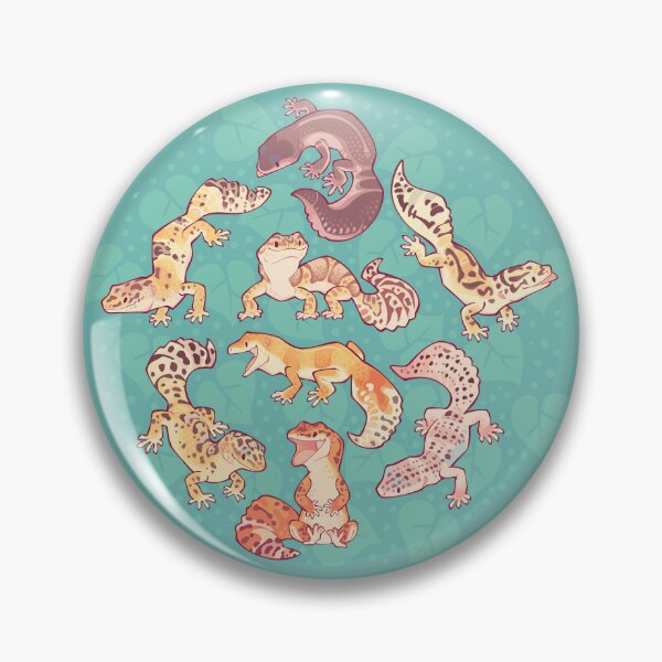 Item preview, Chub Geckos Redux in Teal designed and sold by Colordrilos.