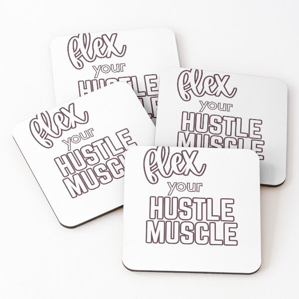 Item preview, Flex your Hustle Muscle - maroon designed and sold by GoatAndCamel.