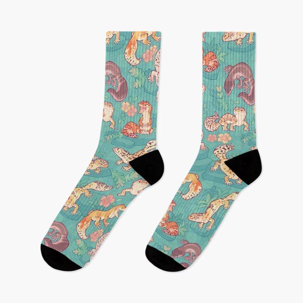 Item preview, Chub Geckos Redux in Teal designed and sold by Colordrilos.