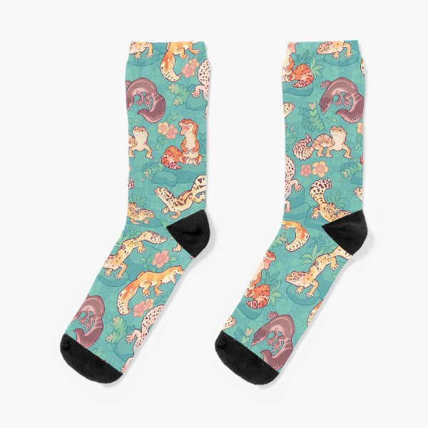 Item preview, Chub Geckos Redux in Teal designed and sold by Colordrilos.