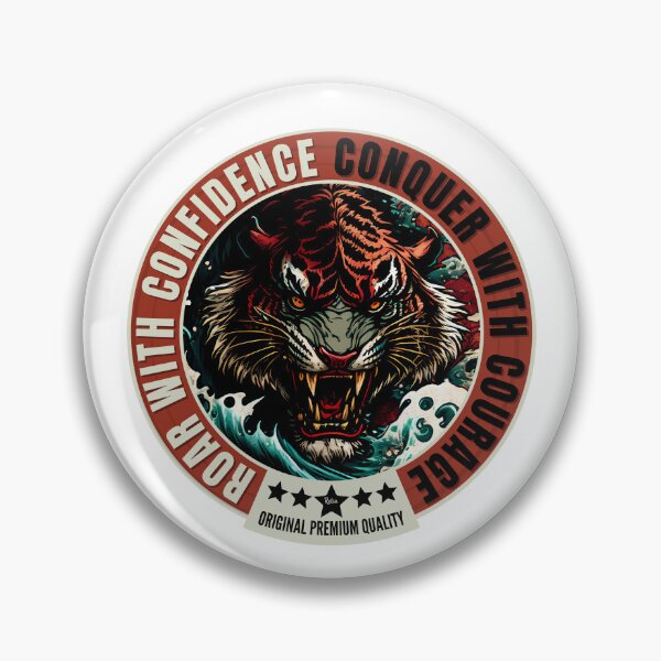 Item preview, Empowered Tiger: Roar With Confidence, Conquerwith courage designed and sold by relso.