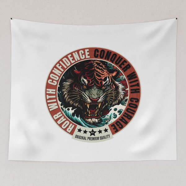 Item preview, Empowered Tiger: Roar With Confidence, Conquerwith courage designed and sold by relso.